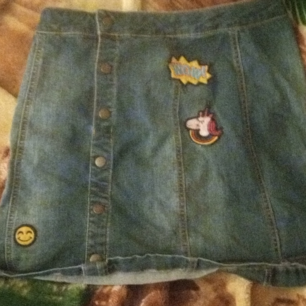 Denim skirt